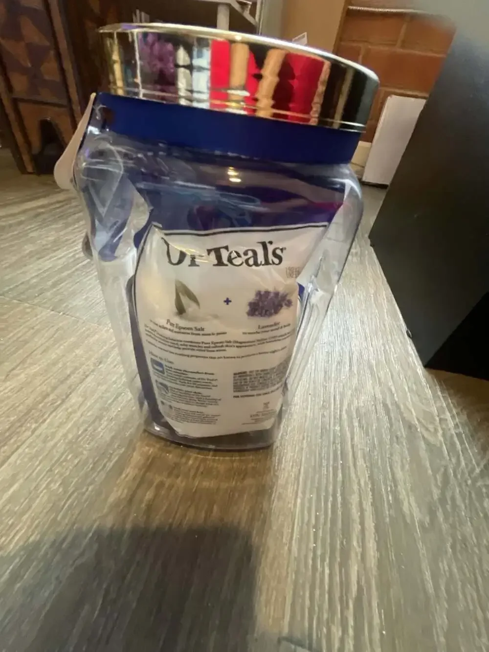 Dr. Teal's Soothe & Sleep Lavender 5-Piece Bath Gift Set with Reusable Jar